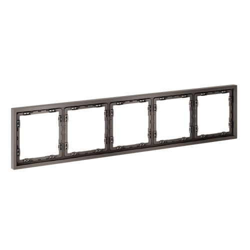 картинка Рамка пластиковая VOLTUM S70 на 5 пост, (капучино)