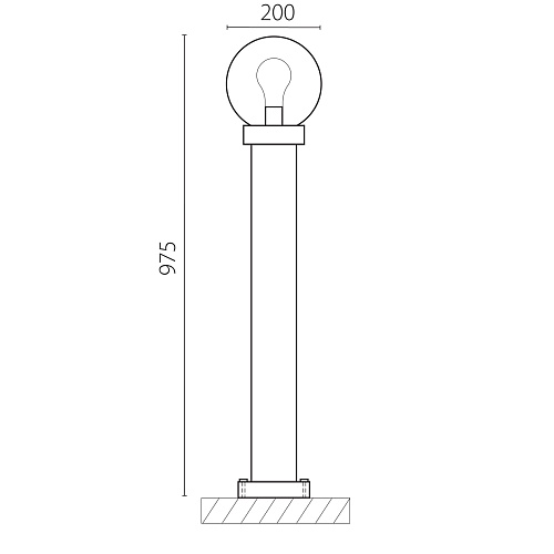 картинка Lightstar Светильник уличный Bolla  373710