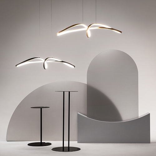 картинка Maytoni Подвесной светильник Изгиб / Curve 4000К 42Вт
