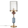 картинка ODEON LIGHT 5414/1T MODERN ODL_EX26 023 античная бронза/коричневый/синий/металл/керамика Настольная 