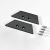картинка Elektrostandard Комплект заглушек черный для накладного алюминиевого профиля светодиодной ленты ZL-2