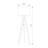картинка TK Lighting Напольный светильник с тканевым абажуром 16008 Grand