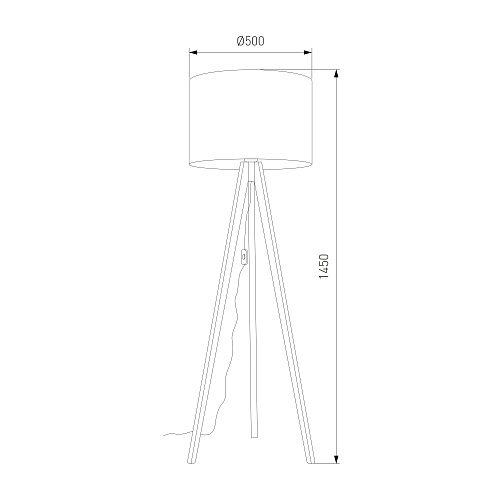 картинка TK Lighting Напольный светильник с тканевым абажуром 16008 Grand