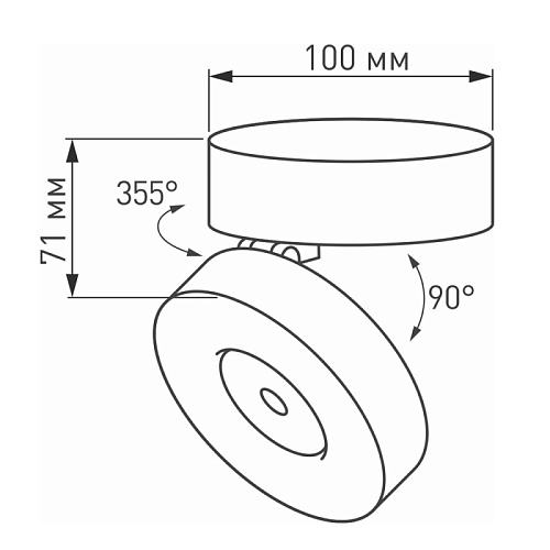 картинка Arlight Накладной светильник  025440(1)