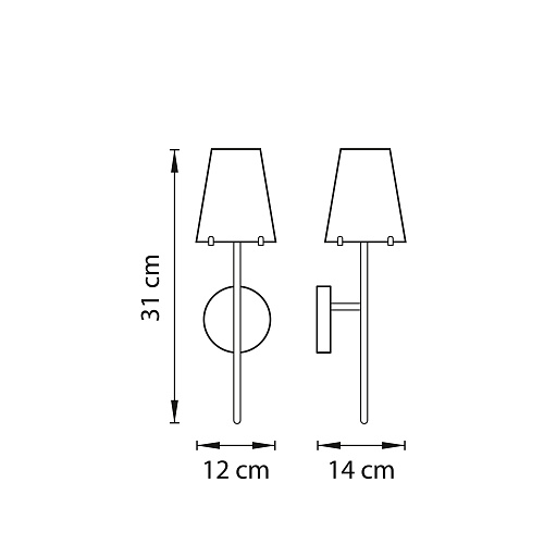 картинка Lightstar Бра Diafano  758612