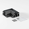 картинка Elektrostandard Slim Magnetic Коннектор угловой внутренний для шинопровода в натяжной потолок черный