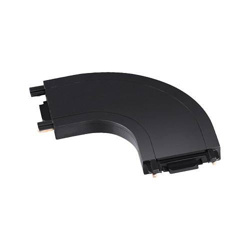 картинка NOVOTECH 135207 SHINO NT23 176 черный Соединитель с токопроводом "L" для низковольтного шинопровода 