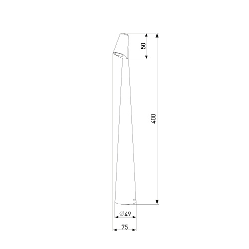 картинка Elektrostandard Светильник светодиодный настольный Elite черный TL70250