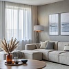 картинка LUMION 8075/1F NEOCLASSI LN26 466 золото/серый, металл/текстиль Торшер E27 1*60W 220V AVIOLA