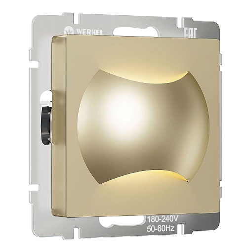 картинка WERKEL Встраиваемая LED подсветка МУН (шампань) W1154511