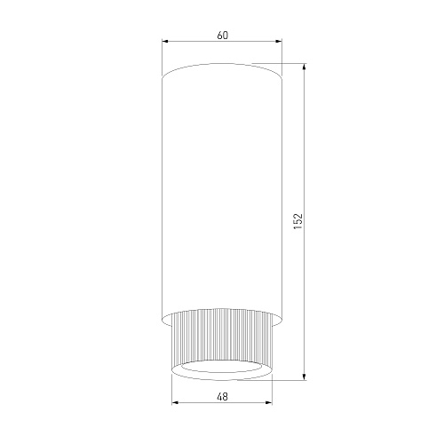 картинка Elektrostandard Светильник накладной Nubis GU10 чёрный 25012/01