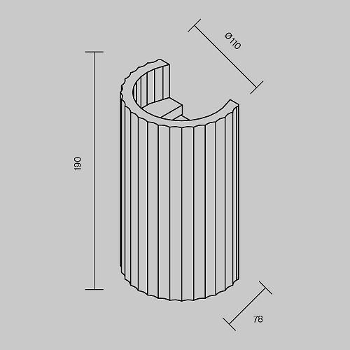 картинка Maytoni Настенный светильник (бра) Парма / Parma GU10х2