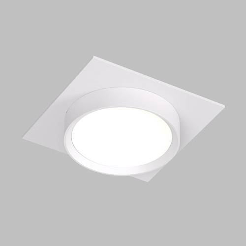картинка Denkirs  Точечный встраиваемый светильник FLAT DK2091-WH