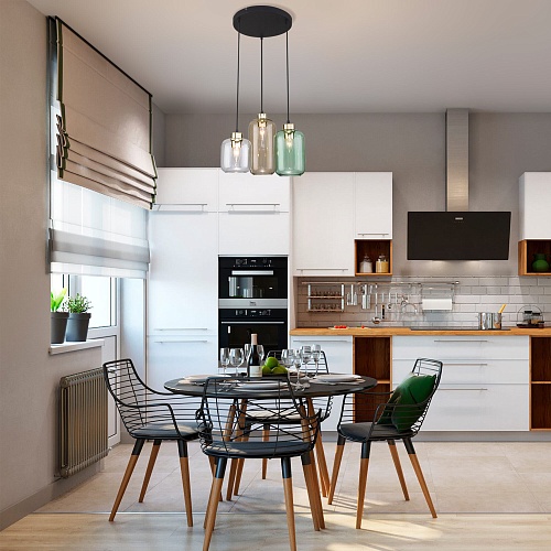 картинка TK Lighting Подвесной светильник со стеклянным плафоном 3325