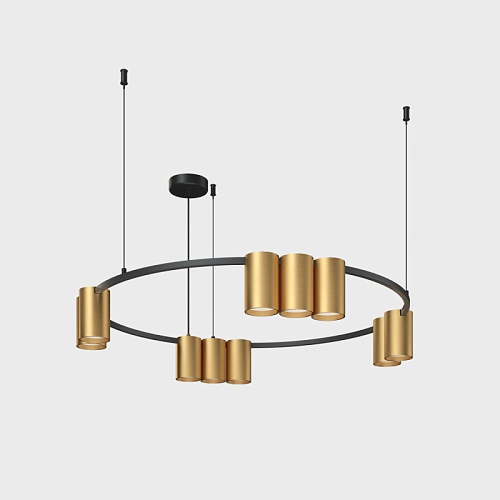 картинка Denkirs Подвесной светильник ORBIT DK4065-BK+SG