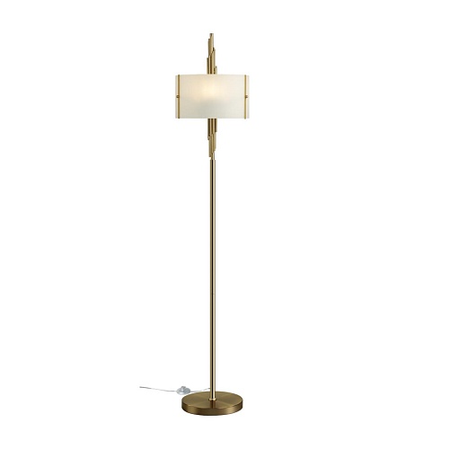 картинка ODEON LIGHT 5415/3F MODERN ODL_EX23 151 бронзовый/белый матовый/металл/стекло Торшер E27 3*40W MARGA