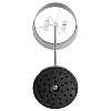 картинка LUMION 8251/2F MODERNI LN26 530  никель/серый, металл/текстиль Торшер Е27 2*60W 220V NIKKI