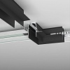 картинка Elektrostandard Slim Magnetic Коннектор угловой для встраиваемого шинопровода под ГКЛ 12,5мм черный 
