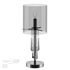 картинка ODEON LIGHT 4890/1T HALL ODL_EX23 000 черный хром/дымчатый/ металл/стекло Настольная лампа E14 1*40W