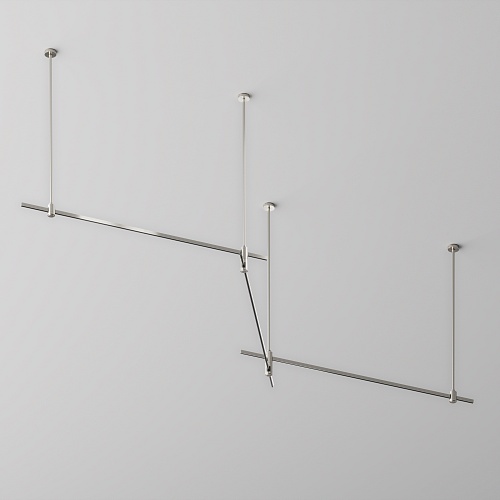 картинка Maytoni Шинопровод 1 м Flarity платина