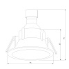 картинка Elektrostandard Светильник встраиваемый Side GU10 белый 25059/01