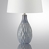 картинка LUMION 8138/1T MODERNI LN26 494 серый/белый, керамика/текстиль Настольная лампа Е27 1*60W 220V YARA