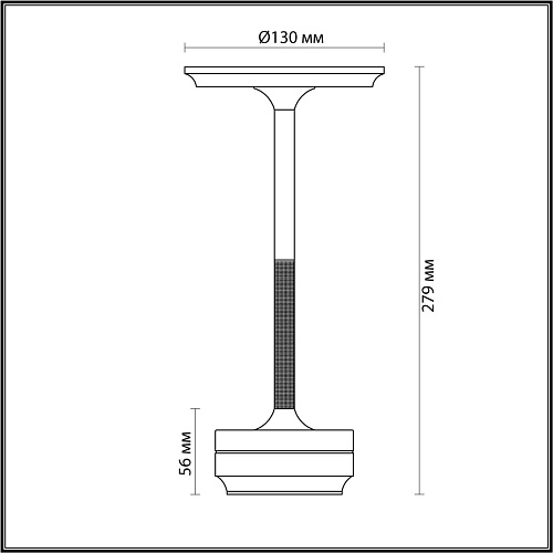 картинка ODEON LIGHT 5035/6TL L-VISION ODL24 543 никель/металл/акрил Настольная лампа LED 6W 3000K-5700K 300Л