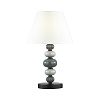 картинка ODEON LIGHT 4896/1T MODERN ODL_EX23 109 черный матов./серый/молочный металл/керамика/ткань Настольна