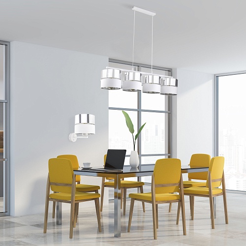 картинка TK Lighting Подвесной светильник с тканевым плафоном 4177