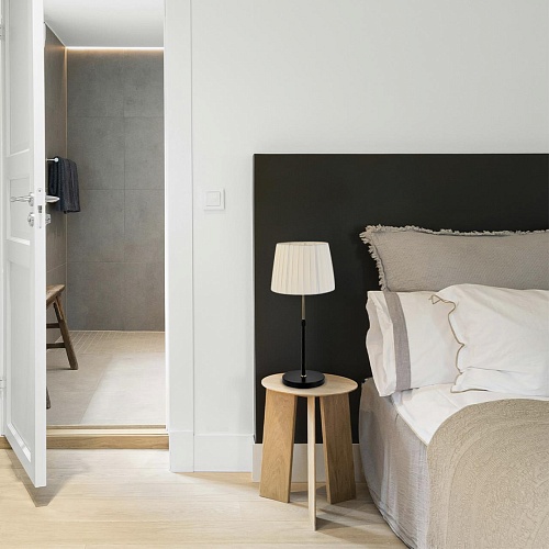 картинка LUMION 8302/1T MODERNI LN26 519 бронза/черный/бежевый, металл/текстиль Настольная лампа E27 1*60W 22
