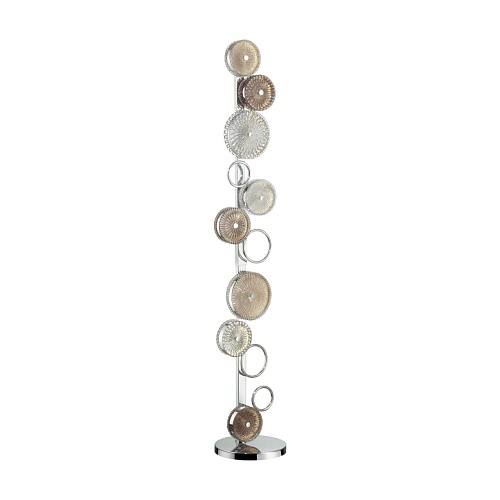 картинка ODEON LIGHT 5416/68FL L-VISION ODL_EX23 145 хром/разноцветный металл/стекло Торшер LED 68W 4000K CAR