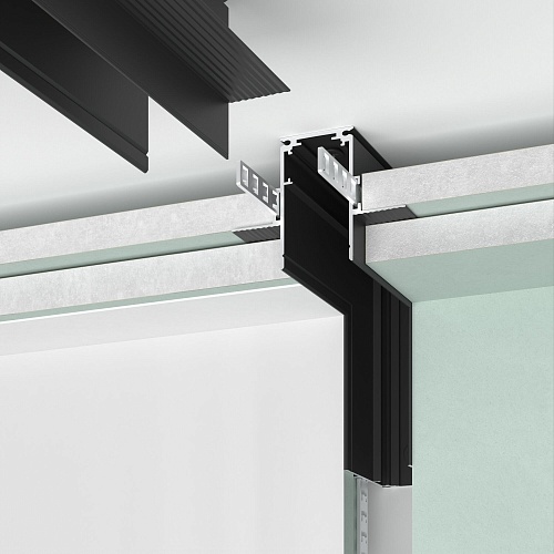 картинка Elektrostandard Slim Magnetic Коннектор угловой внутренний для встраиваемого шинопровода под ГКЛ 12,