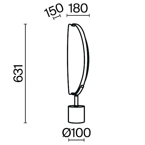картинка Maytoni Настольный светильник Бриз / Breeze 3000К 15Вт