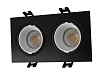 картинка Denkirs Точечный встраиваемый светильник  DK3072-BK+WH