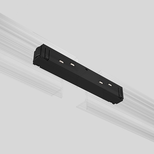 картинка Elektrostandard Slim Magnetic Прямой коннектор черный 95135/00 95135/00