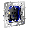 картинка Voltum Механизм розетки с заземлением 16А, S70