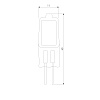 картинка Elektrostandard Галогенная лампа 20W G4 BХ104