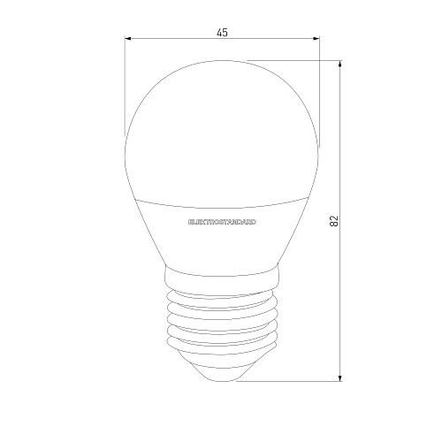 картинка Elektrostandard Светодиодная лампа G45 7W 4200K E27 BLE2731