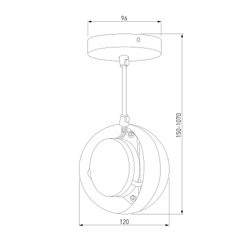 картинка Elektrostandard Подвесной светильник DLN050 GX53 белый/хром
