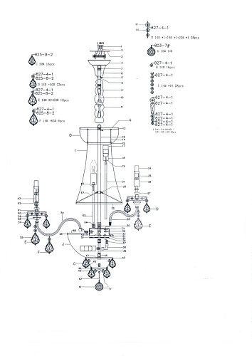 картинка Lightstar Люстра подвесная Classic  700161