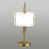 картинка ODEON LIGHT 5415/2T MODERN ODL_EX23 151 бронзовый/белый матовый/металл/стекло Настольная лампа E27 2