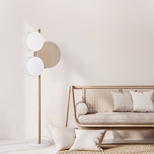 картинка TK Lighting Напольный светильник с тканевым рассеивателем 5960 Pulse