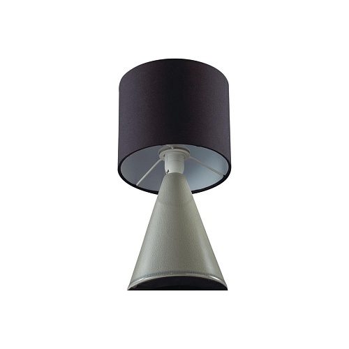 картинка LUMION 8132/1T MODERNI LN26 480 серый/черный, керамика/текстиль Настольная лампа Е14 1*40W 220V SEGI