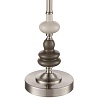 картинка LUMION 8283/1T CLASSI LN26 051 никель/белый, металл/керамика/текстиль Настольная лампа Е14 1*40W 220
