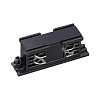 картинка NOVOTECH 135043 PORT NT19 299 черный Соединитель внутренний с токопроводом для трехфазного шинопрово