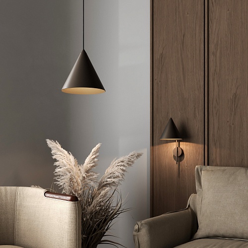 картинка TK Lighting Светильник настенный 11088 CONO BROWN