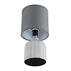 картинка LUMION 8176/1T COUNTY LN26 498 серый, керамика/текстиль Настольная лампа E14 1*40W 220V ININA