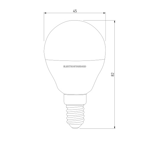 картинка Elektrostandard Светодиодная лампа G45 7W 4200K E14 BLE1406