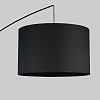 картинка TK Lighting Напольный светильник с тканевым абажуром 5485 Moby Black