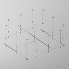 картинка Maytoni Шинопровод 2 м Flarity платина